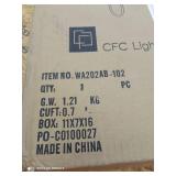 Antique Brass Simple 1-light Wall Sconce With White Shade Ul Damp Warm Look