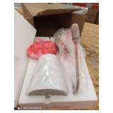 Antique Brass Simple 1-light Wall Sconce With White Shade Ul Damp Warm Look