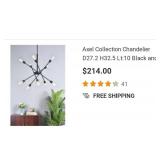 Axel collection chandelier D27.2 H32.5