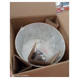 Abbyson Navy Blue Ceramic Table Lamp 29"