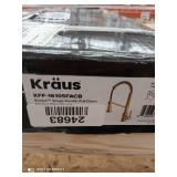 KRAUS Bolden 2-in-1 Commercial Style Pull-Down Single Handle Water Filter Kitchen Faucet for Reverse Osmosis or Water Filtration System in Spot Free Antique Champagne Bronze