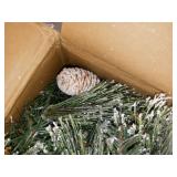 9-foot Mixed Spruce Pre-Lit Warm White LED Artificial Christmas Garland