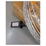 Alpine Corporation Foldable Metal Sphere Ornament with Warm White LED Lights Item Not Tested