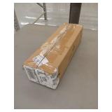 36" Glittery Bristle Pine Mailbox Swag with Battery Operated Warm White LED Lights