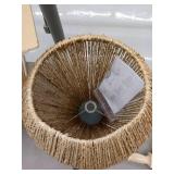 18.5" Lennat Seagrass Pendant Shade Brown