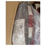 Madison Park Blaine 7 Piece Jacquard Comforter Set Red - California King