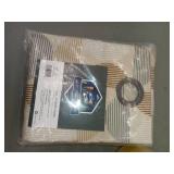 Scott Living Drake Mid-Century Geometric Semi-Sheer Grommet Curtain Panel, 96" x 50"