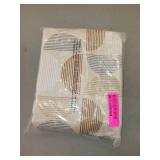 Scott Living Drake Mid-Century Geometric Semi-Sheer Grommet Curtain Panel, 96" x 50"