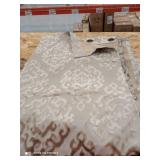 Mirage 50" x 95" Damask Total Blackout Curtain Panel