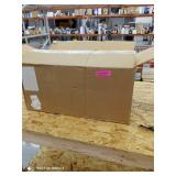 Black polystone tucsan buffet lamp 35 inches tall