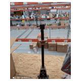 Black polystone tucsan buffet lamp 35 inches tall