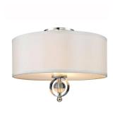 Golden Lighting 1030-FM Cerchi 2 Light Ceiling Fixture