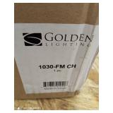 Golden Lighting 1030-FM Cerchi 2 Light Ceiling Fixture