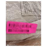 Lush Decor Linen Button Single panel window