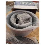 Alpine Corporation 27" Two-Tier Barrel & Pump Outdoor Fountain, Bronze