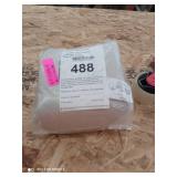 2x3ft Faux Fur tipped sheepskin area rug