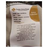 2x3ft Faux Fur tipped sheepskin area rug