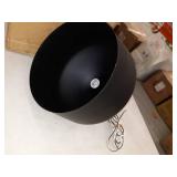 1 Light Matte Black Pendant- Matte Black-
