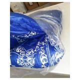 Shatex Motif Textured Bedding Comforter , Dark Blue , Size: UNKNOWN