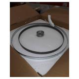 Atom 4 Light Chandelier - Chrome with Brushed Steel and Brushed Steel