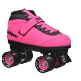 Epic Nitro Turbo Pink Quad Speed Roller Skates, Size 4