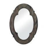 Wood Framed Mirror, Size: 31.29x 2.95 x 23.62inches