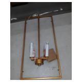 Modern Gold Lantern 4-light Candle Chandelier Island Pendant Lights for Dining Room-