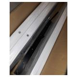 Del Hutson Designs Industrial Grace Three-Tier Floating Shelves- White