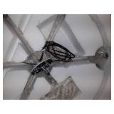 Aged Wood Beaded 6-Light Candle Chandelier- Aged Wood-