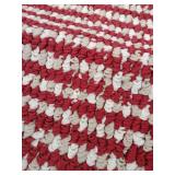 Garland Rug Berber Coloriations 2pc Kitchen Rug 18 in. x 28 in. Slice & 18 in. x 28 in. Mat Chili Red