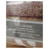 Payson Branches Full/Queen 3-piece Quilt Set Tan/Blue