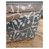 Payson Branches Full/Queen 3-piece Quilt Set Tan/Blue