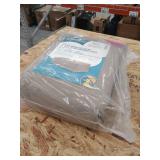 Duck Covers Elegant Waterproof 140 Inch Rectangular/Oval Patio Table & Chair Set Cover