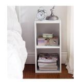 Cube Shelf Nightstand,white TCCDN-NIGHT-WHT