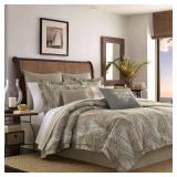 Tommy Bahama Home Raffia Palms Reversible Queen Comforter