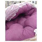 Blazing Needles 52-inch Microsuede Papasan Cushion- Retail:$89.99.Ultra Violet
