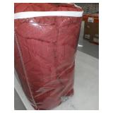 The Welhome Saharah King Comforter, Dark Red