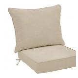 Outdoor Deep Seating Patio 24x24 Inches Replacement Cushions- Beige