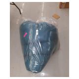 Teal- Blazing Needles 52-inch Microsuede Papasan Cushion-, CUSHION ONLY