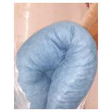 Teal- Blazing Needles 52-inch Microsuede Papasan Cushion-, CUSHION ONLY