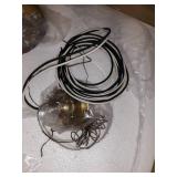 Landry Collection 1004P20-MW-RB 1 Light Pendant in Matte White and Rubbed