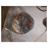 Landry Collection 1004P20-MW-RB 1 Light Pendant in Matte White and Rubbed