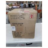 1-Light Clear Water Glass Shade Pendant- Brushed Nickel-