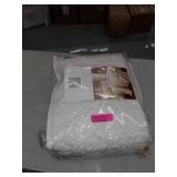 Vue Signature Plush Decor Charlotte Coverlet Comforter- Ivory - King-