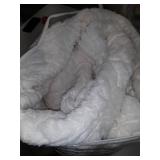 Vue Signature Plush Decor Charlotte Coverlet Comforter- Ivory - King-