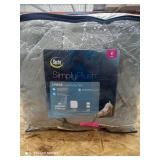 Serta simply plush king size comforter