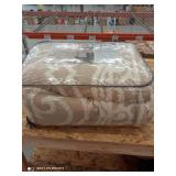 3pc King/California King Cecily Cotton Chenille Medallion Comforter Set - Taupe