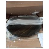 36 inch round studded pub table Dark Brown