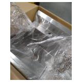 TRINITY Basics Stainless Steel Utility Sink is NSF certified and perfect for any kitchen, mudroom, or garage. The 18-gauge, 304 stainless steel bowl ...