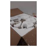 Chandelier silver in color